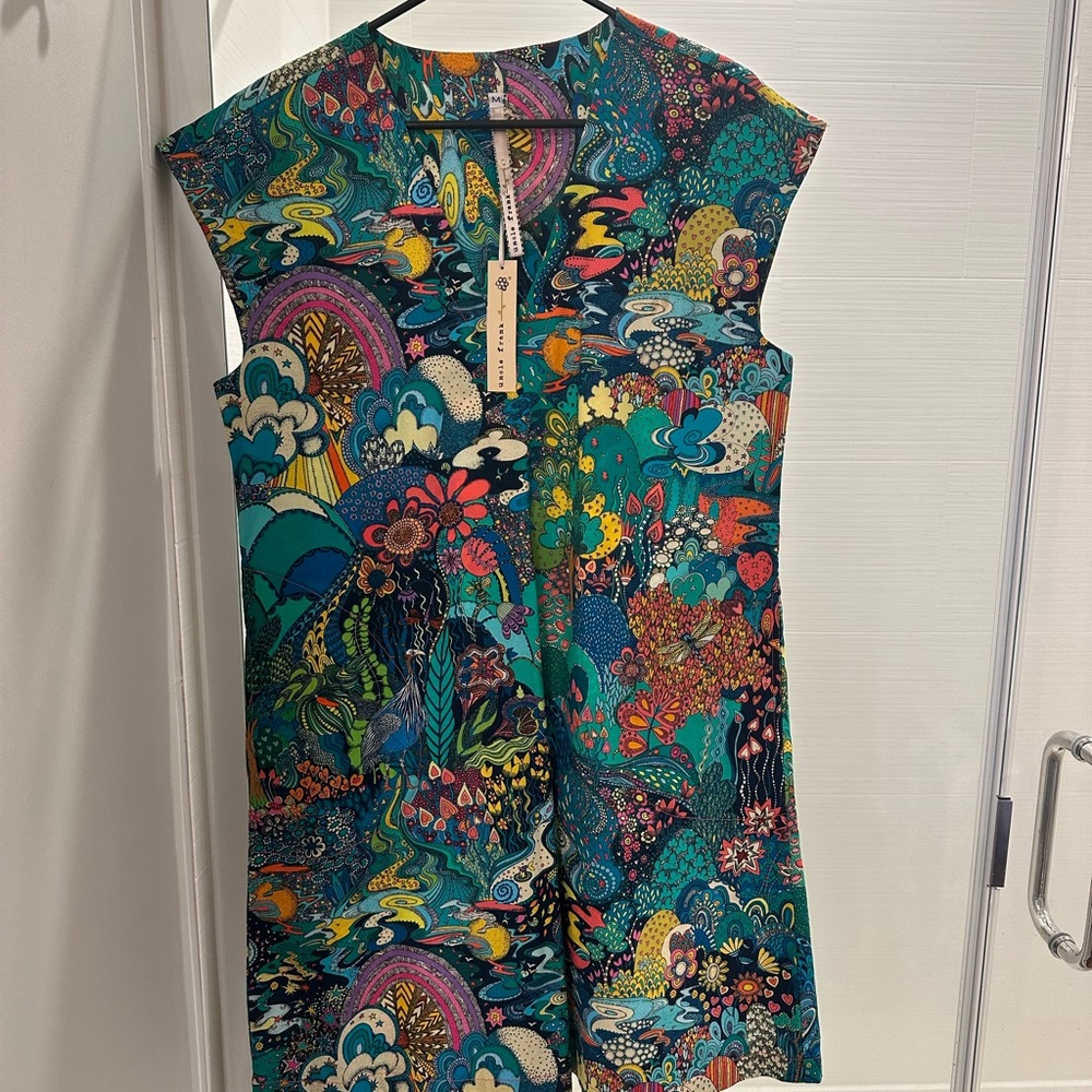 Uncle frank Xanadu Shift Dress-Navy Size Medium NWT